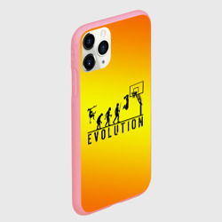 Чехол для iPhone 11 Pro Max матовый Эволюция баскетбола - фото 2