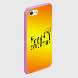 Чехол для iPhone 5/5S матовый Эволюция баскетбола - фото 2