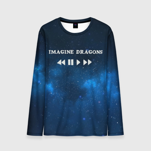 Мужской лонгслив 3D Imagine dragons