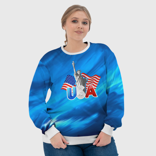 Женский свитшот 3D USA - фото 6