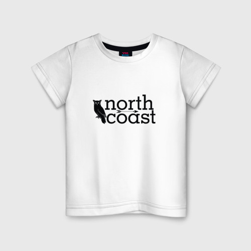 Детская футболка хлопок IDC North coast, цвет белый