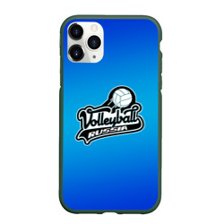 Чехол для iPhone 11 Pro матовый Volleyball Russia