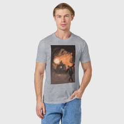 Мужская футболка хлопок Лиланд Палмер - огонь иди со мной - фото 2