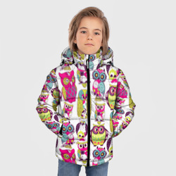 Зимняя куртка для мальчиков 3D Совы - фото 2