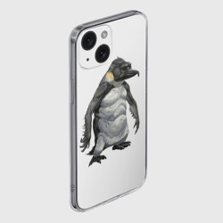Чехол для iPhone 15 силиконовый с защитой камеры Пингвинопитек - фото 2