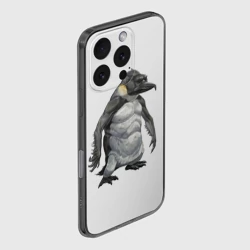 Чехол для iPhone 16 Pro Max силиконовый с защитой камеры Пингвинопитек - фото 2