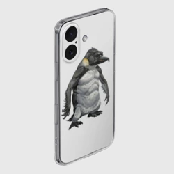Чехол для iPhone 16 силиконовый с защитой камеры Пингвинопитек - фото 2