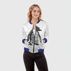 Женский бомбер 3D Пингвинопитек - фото 2