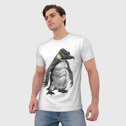 Мужская футболка 3D Пингвинопитек - фото 2