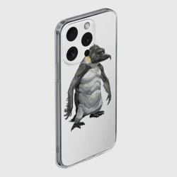 Чехол для iPhone 15 Pro Max силиконовый с защитой камеры Пингвинопитек - фото 2
