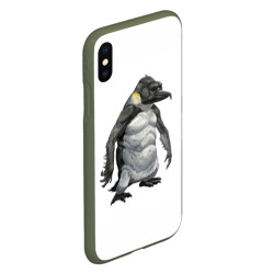Чехол для iPhone XS Max матовый Пингвинопитек - фото 2