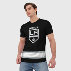Мужская футболка 3D Los Angeles Kings NHL - фото 2