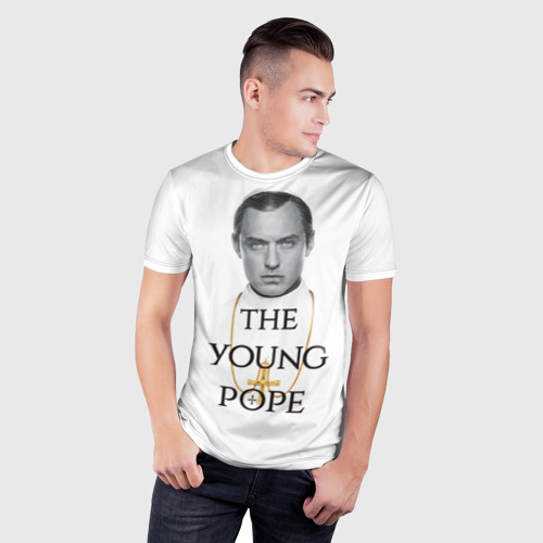 Мужская футболка 3D Slim The Young Pope, цвет 3D печать - фото 3