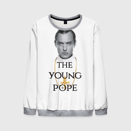 Мужской свитшот 3D The Young Pope, цвет меланж