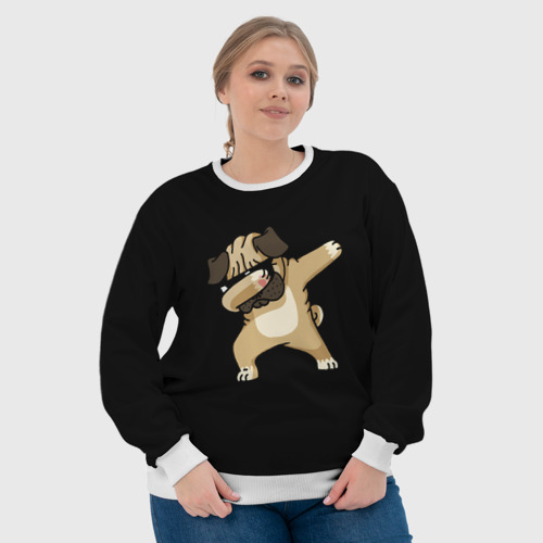 Женский свитшот 3D Dog dab - фото 6