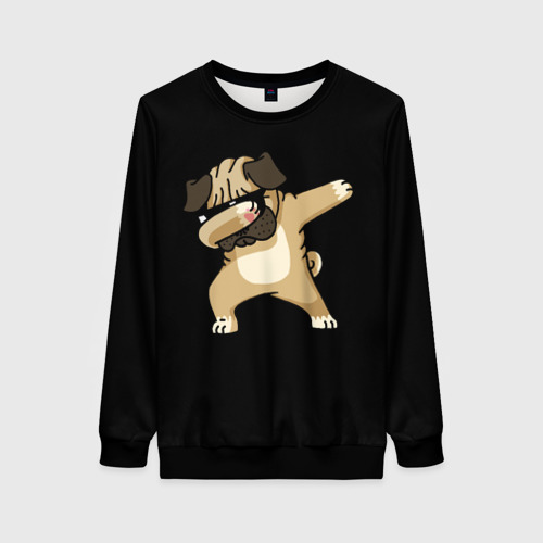 Женский свитшот 3D Dog dab Фото 01 Женский свитшот 3D Dog dab Фото 01