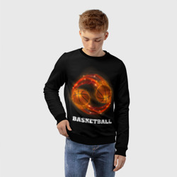 Детский свитшот 3D Basketball fire - фото 2