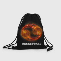 Рюкзак-мешок 3D Basketball fire