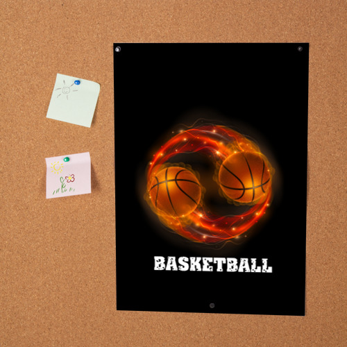 Постер Basketball fire - фото 2