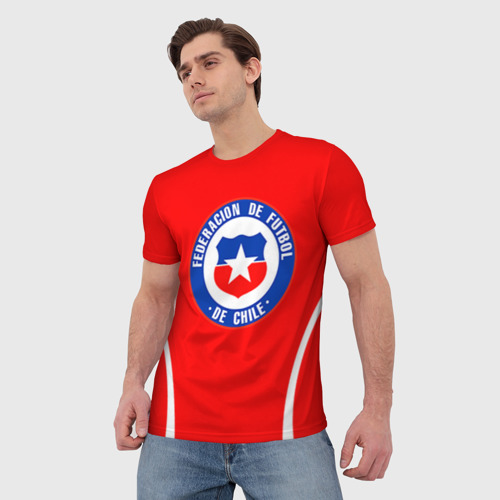 Мужская футболка 3D Chile, цвет 3D печать - фото 3