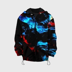 Детская куртка 3D Жидкие краски