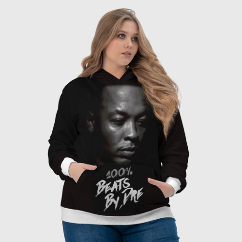 Женская толстовка 3D Dr.Dre, цвет 3D печать - фото 6