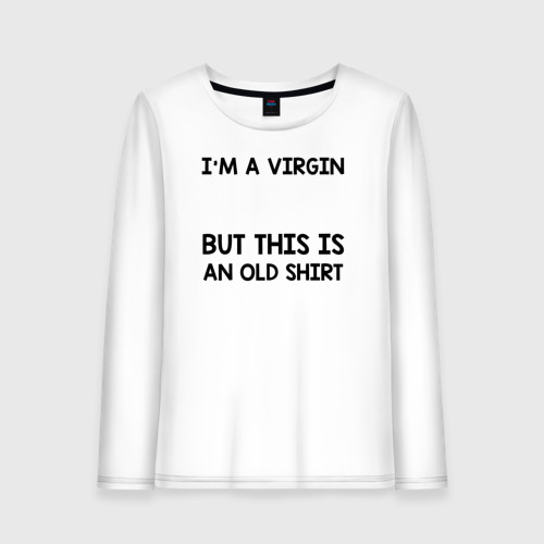 Женский лонгслив хлопок Im a Virgin