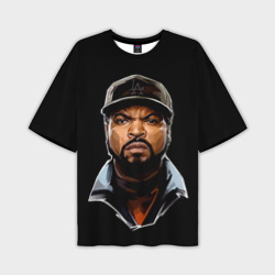 Мужская футболка oversize 3D Ice Cube 1