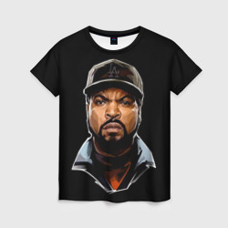 Женская футболка 3D Ice Cube 1