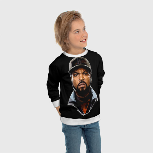 Детский свитшот 3D Ice Cube 1, цвет 3D печать - фото 5