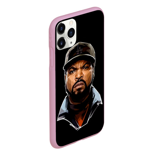 Чехол для iPhone 11 Pro Max матовый Ice Cube 1, цвет розовый - фото 3