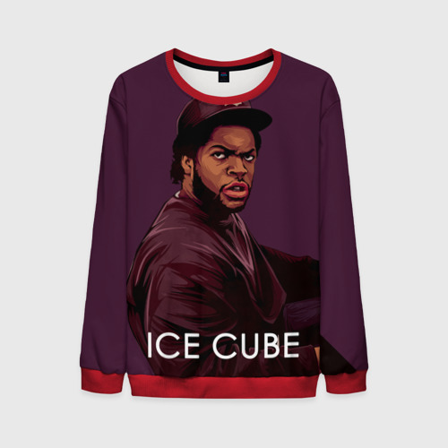 Мужской свитшот 3D Ice Cube 5, цвет красный