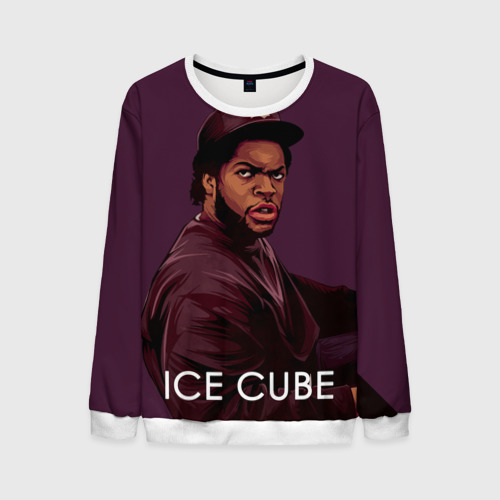 Мужской свитшот 3D Ice Cube 5, цвет белый