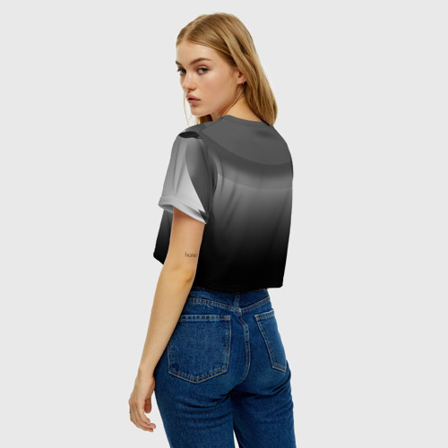 Женская футболка Crop-top 3D Ice Cube 2, цвет 3D печать - фото 5