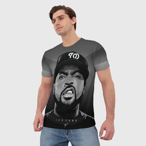 Мужская футболка 3D Ice Cube 2 - фото 3