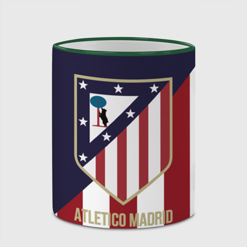 Кружка с полной запечаткой Атлетико Мадрид, цвет Кант зеленый - фото 4