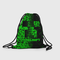 Рюкзак-мешок 3D Крипер стилизованный Майнкрафт
