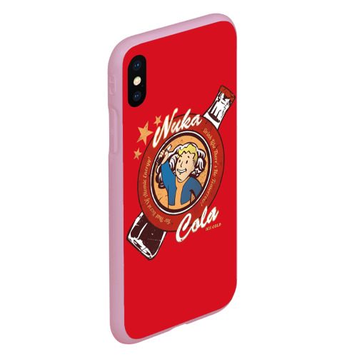 Чехол для iPhone XS Max матовый Fallout, цвет розовый - фото 3