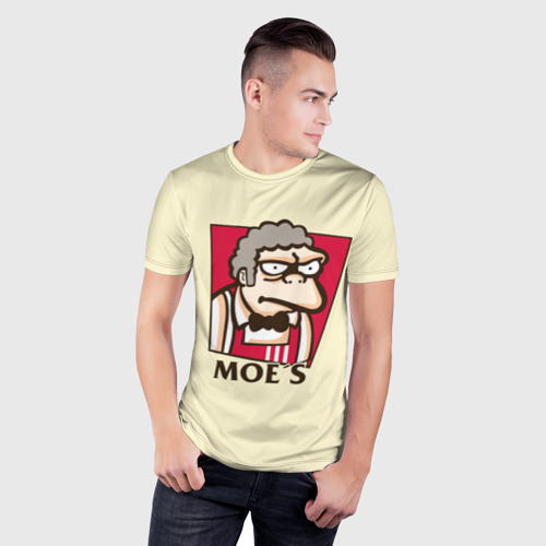 Мужская футболка 3D Slim Моррис - фото 3