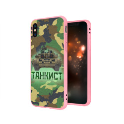 Чехол для iPhone X матовый Танкист Т-90 - фото 2