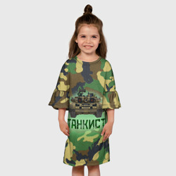 Детское платье 3D Танкист Т-90 - фото 2