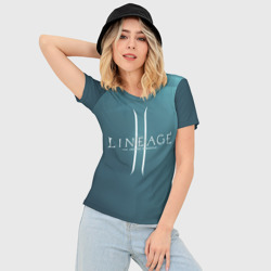 Женская футболка 3D Slim Lineage II - фото 2