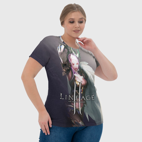 Женская футболка 3D LineAge II 6, цвет 3D печать - фото 6