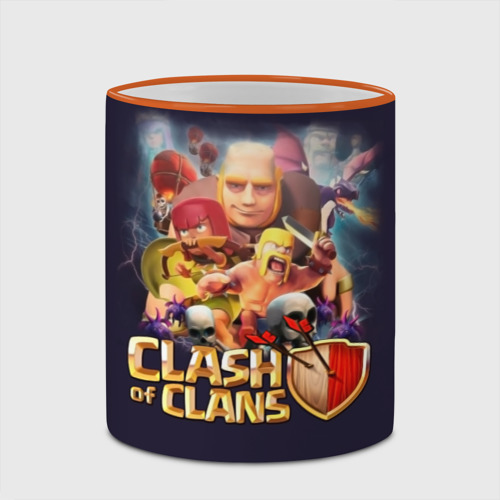 Кружка с полной запечаткой Clash of Clans, цвет Кант оранжевый - фото 4