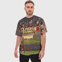 Мужская футболка oversize 3D Clash of Clans 3 - фото 2