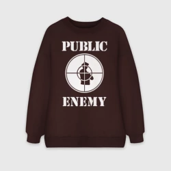 Женский свитшот oversize без начеса хлопок PE