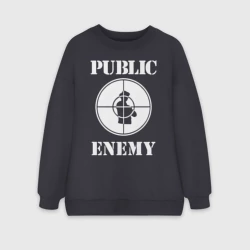 Женский свитшот oversize без начеса хлопок PE