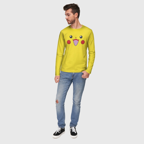 Мужской лонгслив 3D Pikachu - фото 5