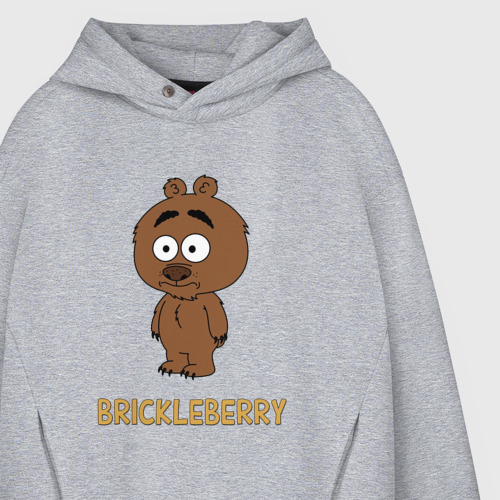 Мужское худи Oversize хлопок Malloy Brickleberry, цвет меланж - фото 4