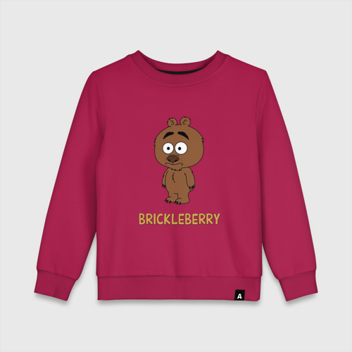 Детский свитшот хлопок Malloy Brickleberry, цвет маджента